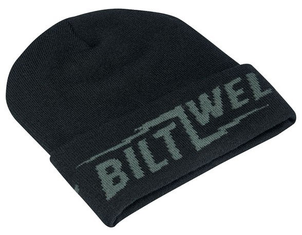 woven bolts cap with dark gray script logo jacquard