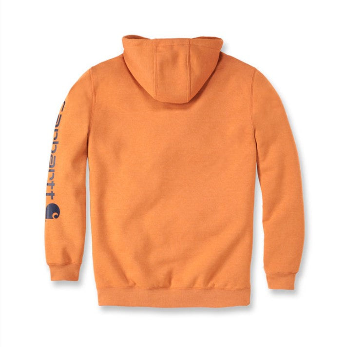 CARHARTT OG SLEEVE LOGO HOODIEMARMALADE HEATHER 97969