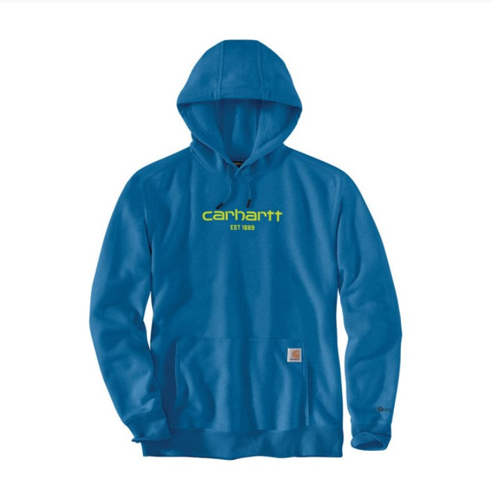 CARHARTT OG LOGO GRAPHIC HOODIEMARINE BLUE