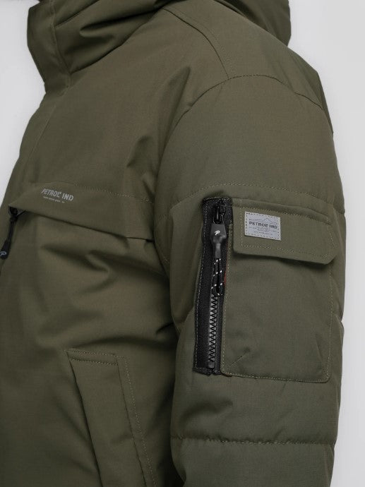 Petrol PARKA JAC104ARMY 6088