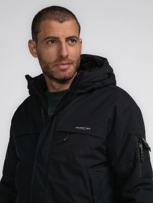 Petrol PARKA JAC104BLACK 9091