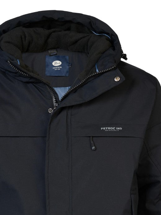 Petrol PARKA JAC104BLACK 9091