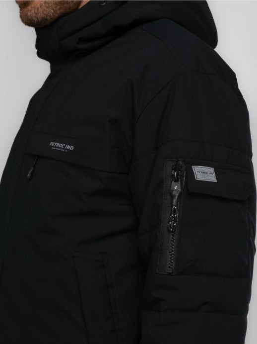 Petrol PARKA JAC104BLACK 9091