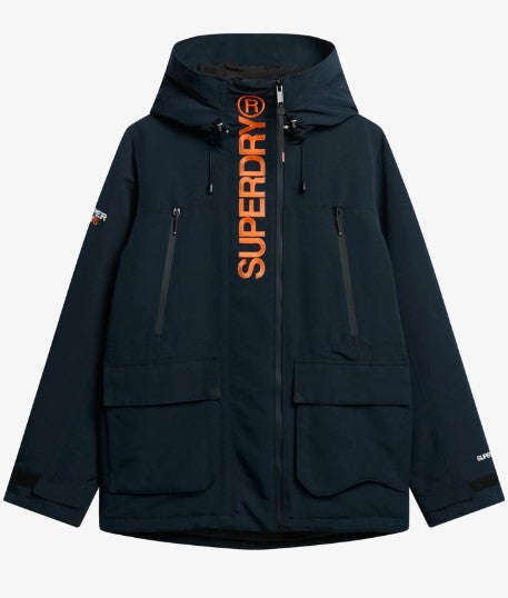 SUPERDRY GIACCA HOOD ULTIMATE EMB WINDBREAKERECLIPSE NAVY