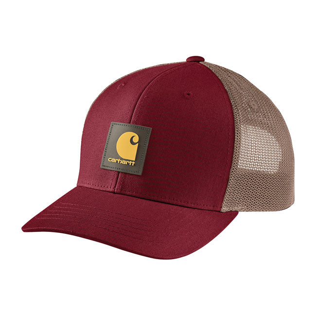 LOGO PATCH MESH CAPCARHARTT BURGUNDY