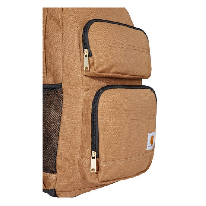 zaino 27 litri marrone impermeabile con tasche porta computer e tablet