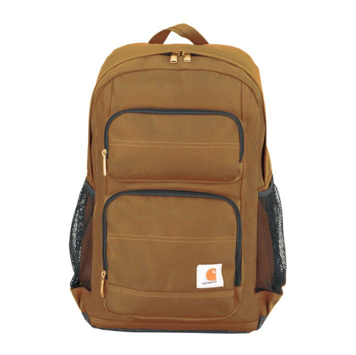 zaino 27 litri marrone impermeabile con tasche porta computer e tablet