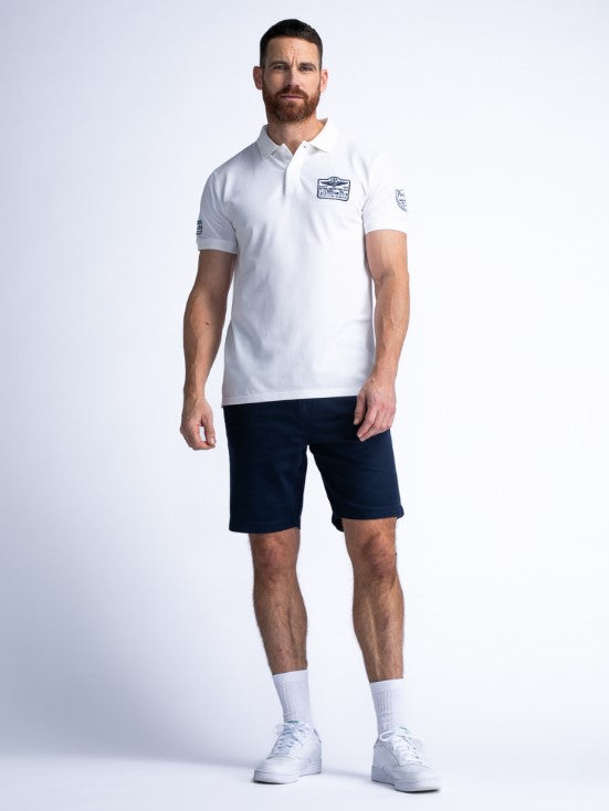 POLO SHORT SLEEVEWHITE 946